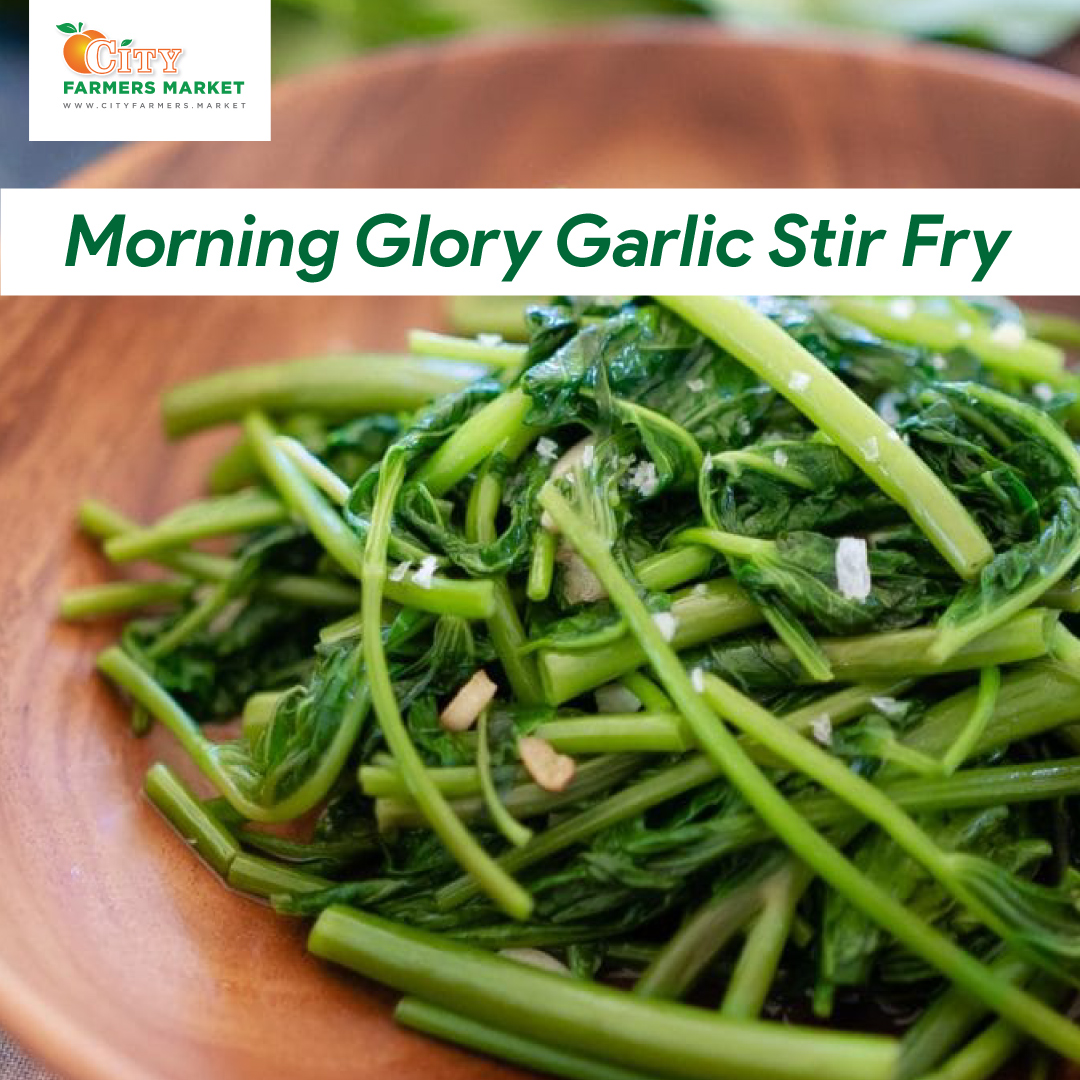 Morning Glory Garlic Stir Fry