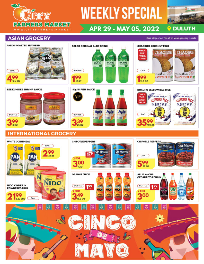 Weekly Special CFM6 Duluth City Farmers Market