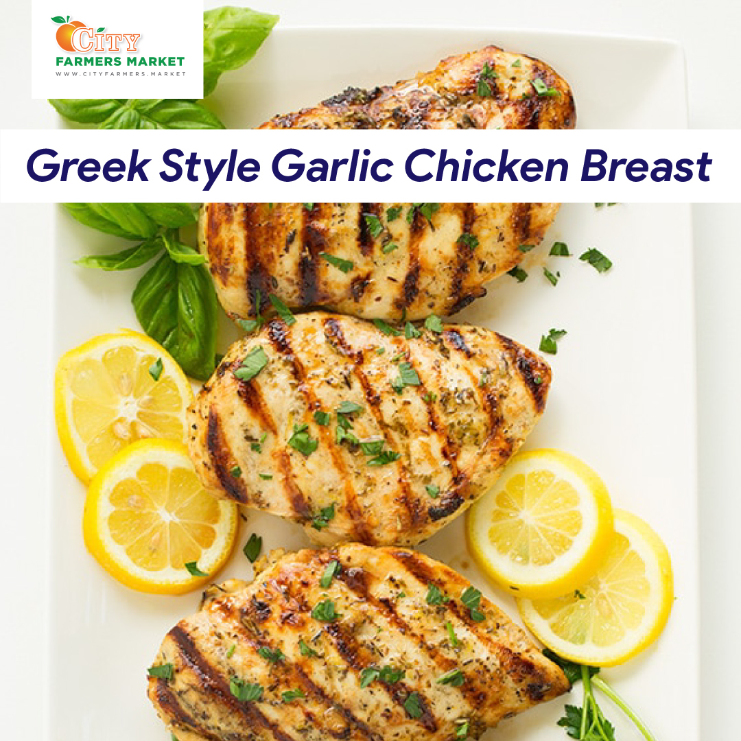 Greek Style Garlic Chicken Breast