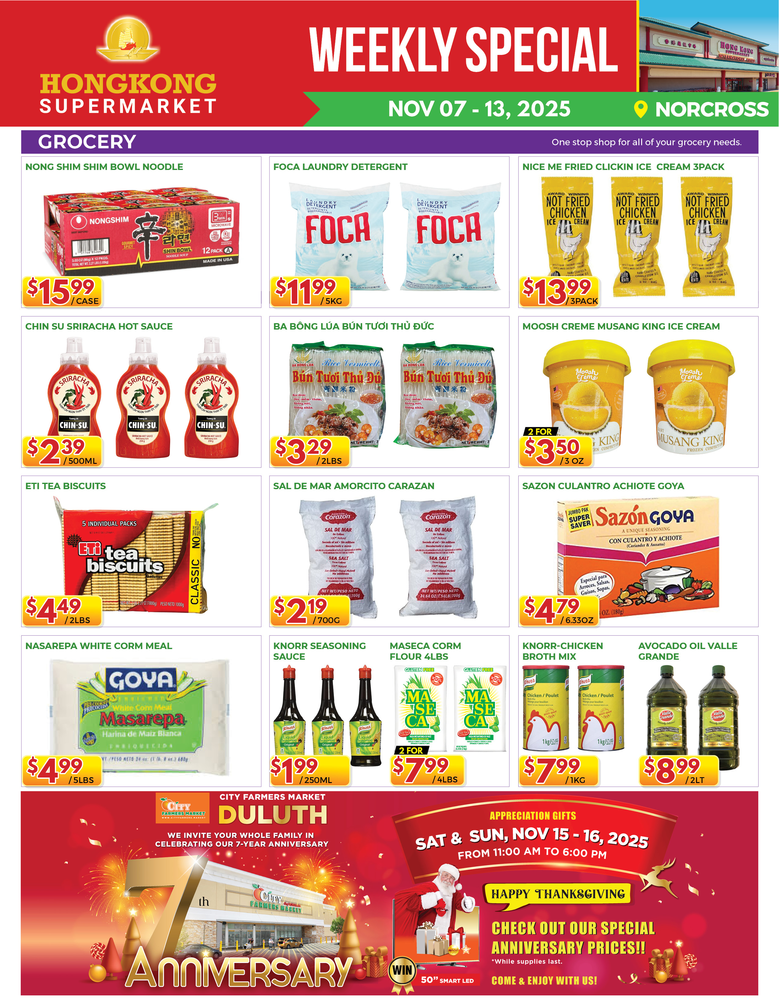 [object object] Weekly Special – #CFM4 @ Norcross CFM4 NOV 07 13 2025