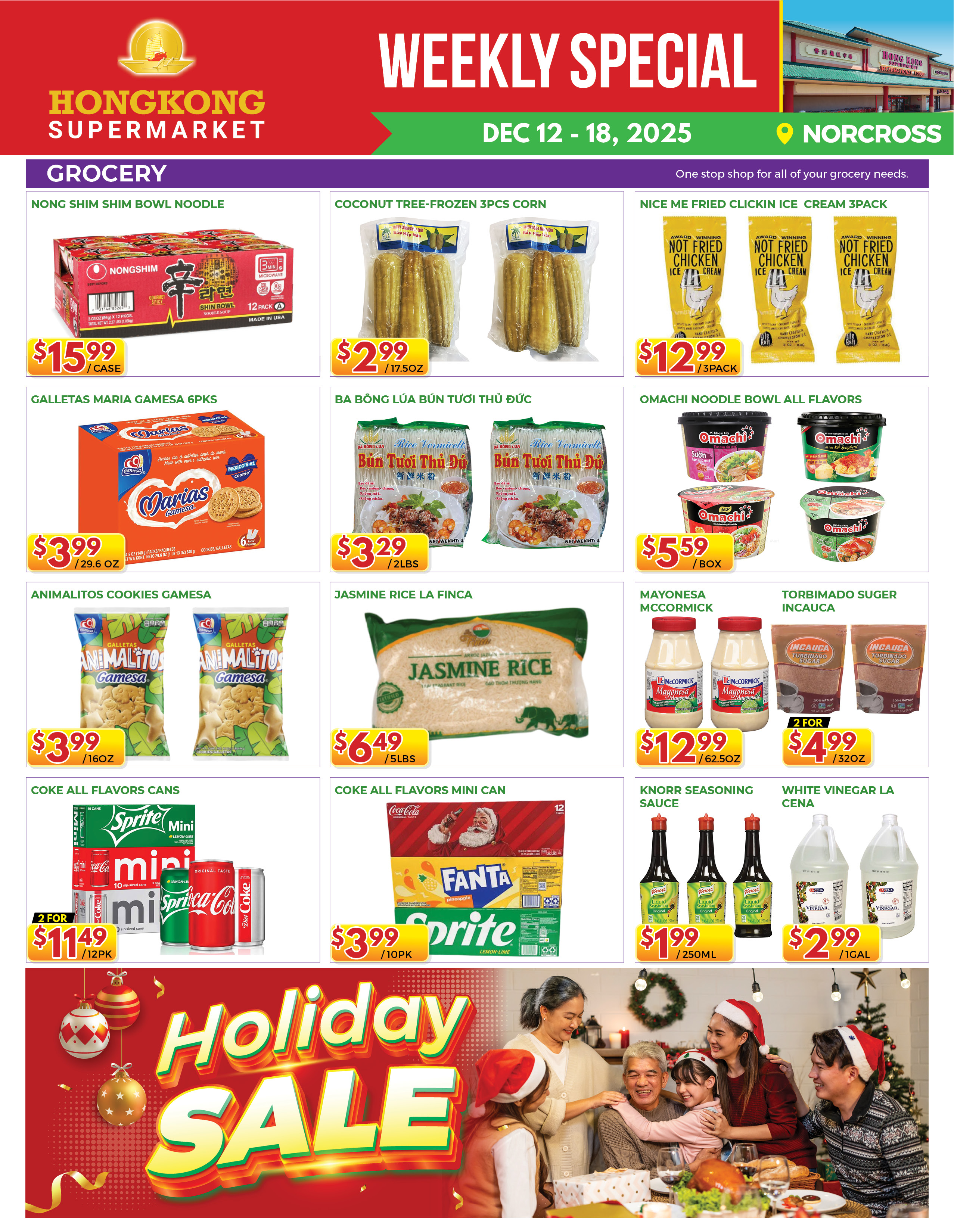 [object object] Weekly Special – #CFM4 @ Norcross CFM4 Dec 12 18 2025