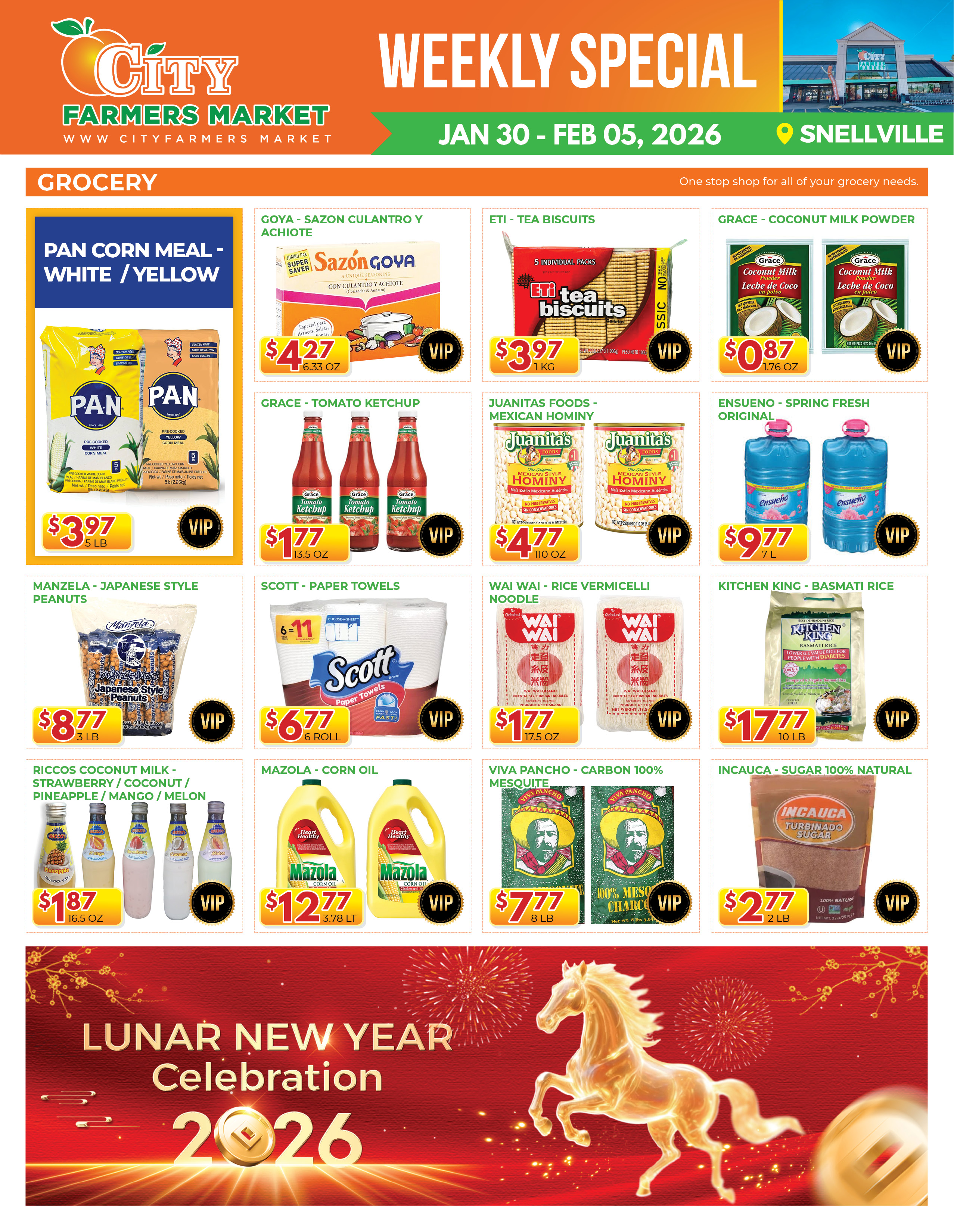 [object object] Weekly Special – CFM#3 @ Snellville CFM 3 Jan 30 Feb 06