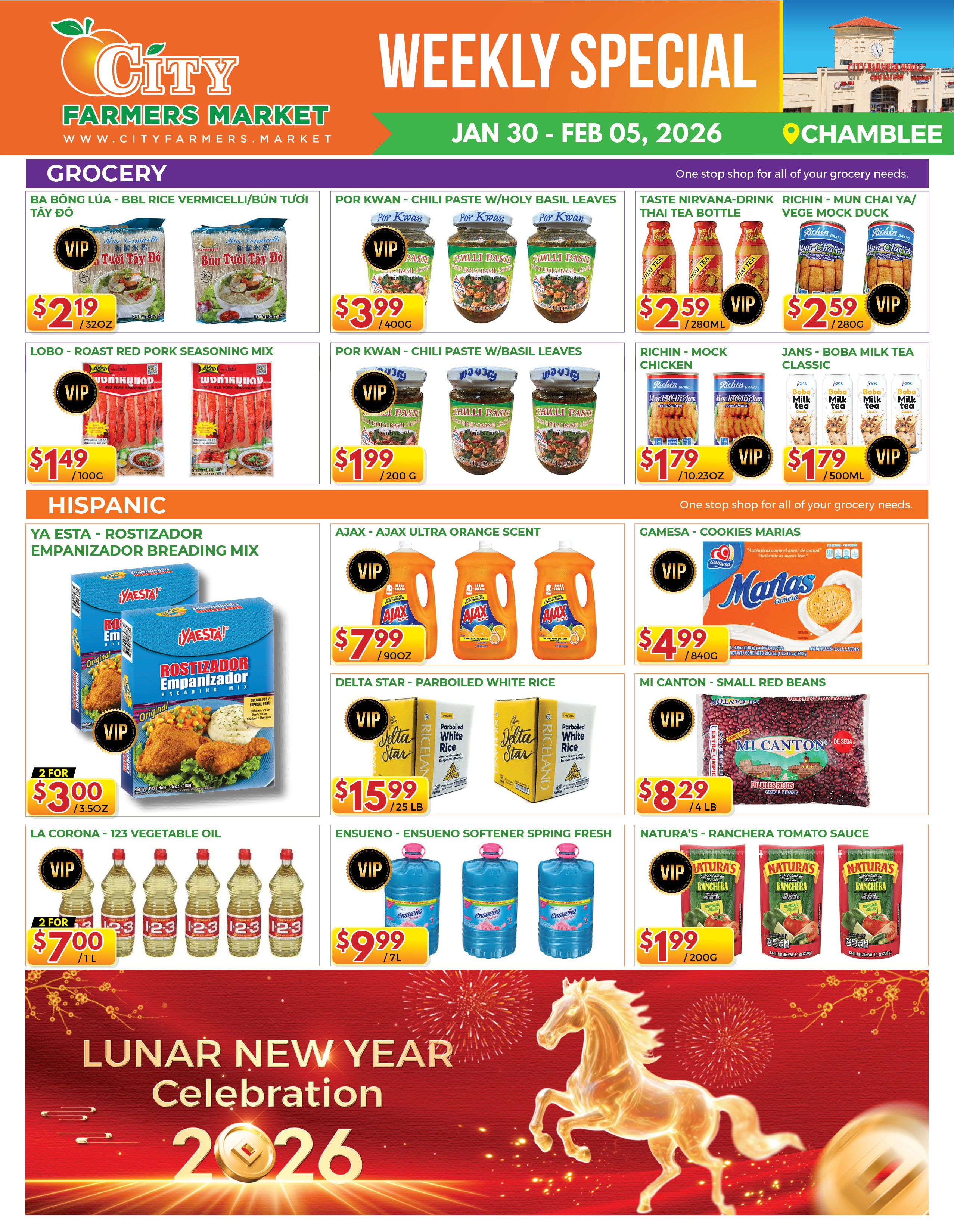 [object object] Weekly Special – CFM#1 @ Chamblee CFM1 Jan 30 Feb 05 2026