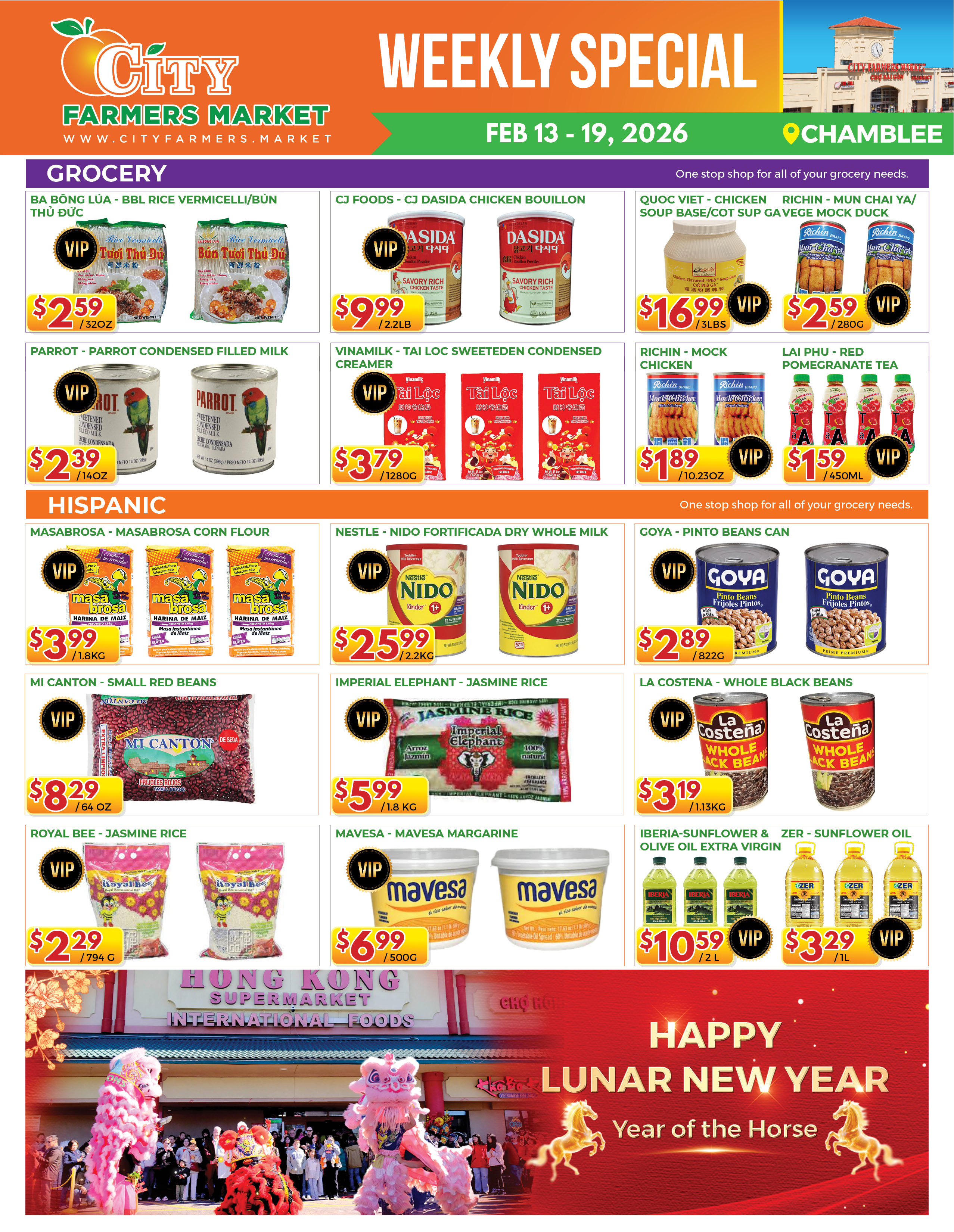 [object object] Weekly Special – CFM#1 @ Chamblee CFM1 Feb 13 19 2026