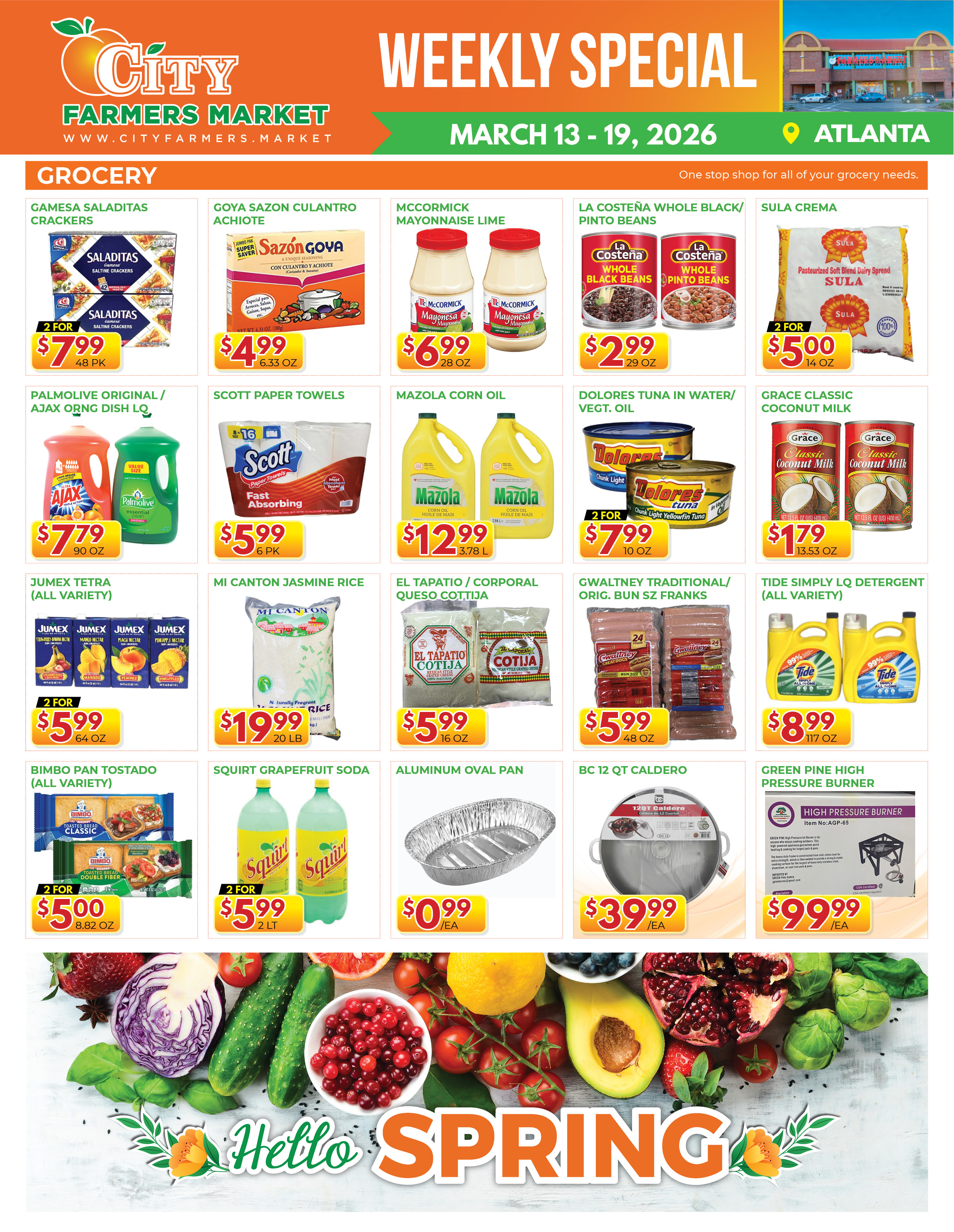 [object object] Weekly Special – CFM#2 @ Atlanta CFM 2 Mar 13 19