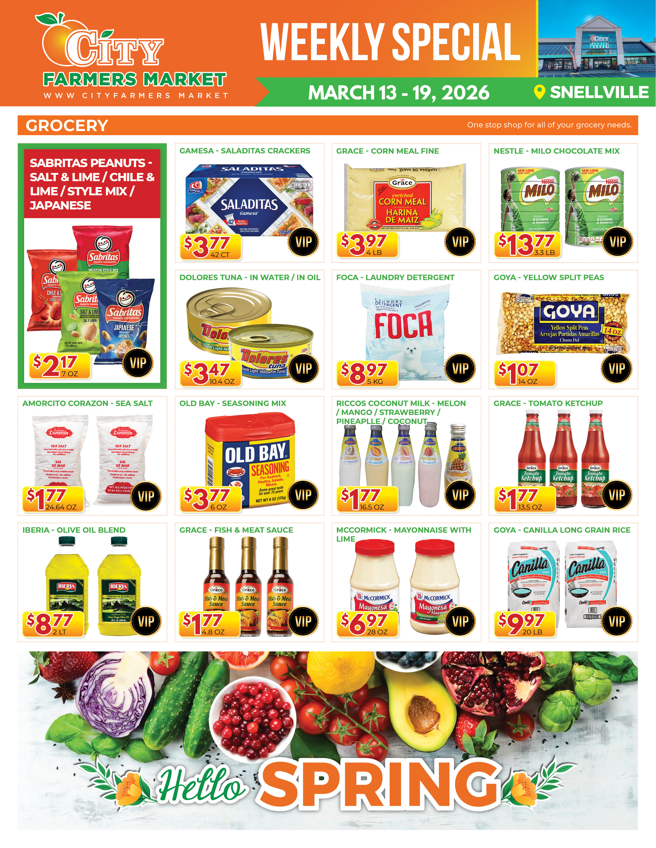 [object object] Weekly Special – CFM#3 @ Snellville CFM 3 Mar 13 19