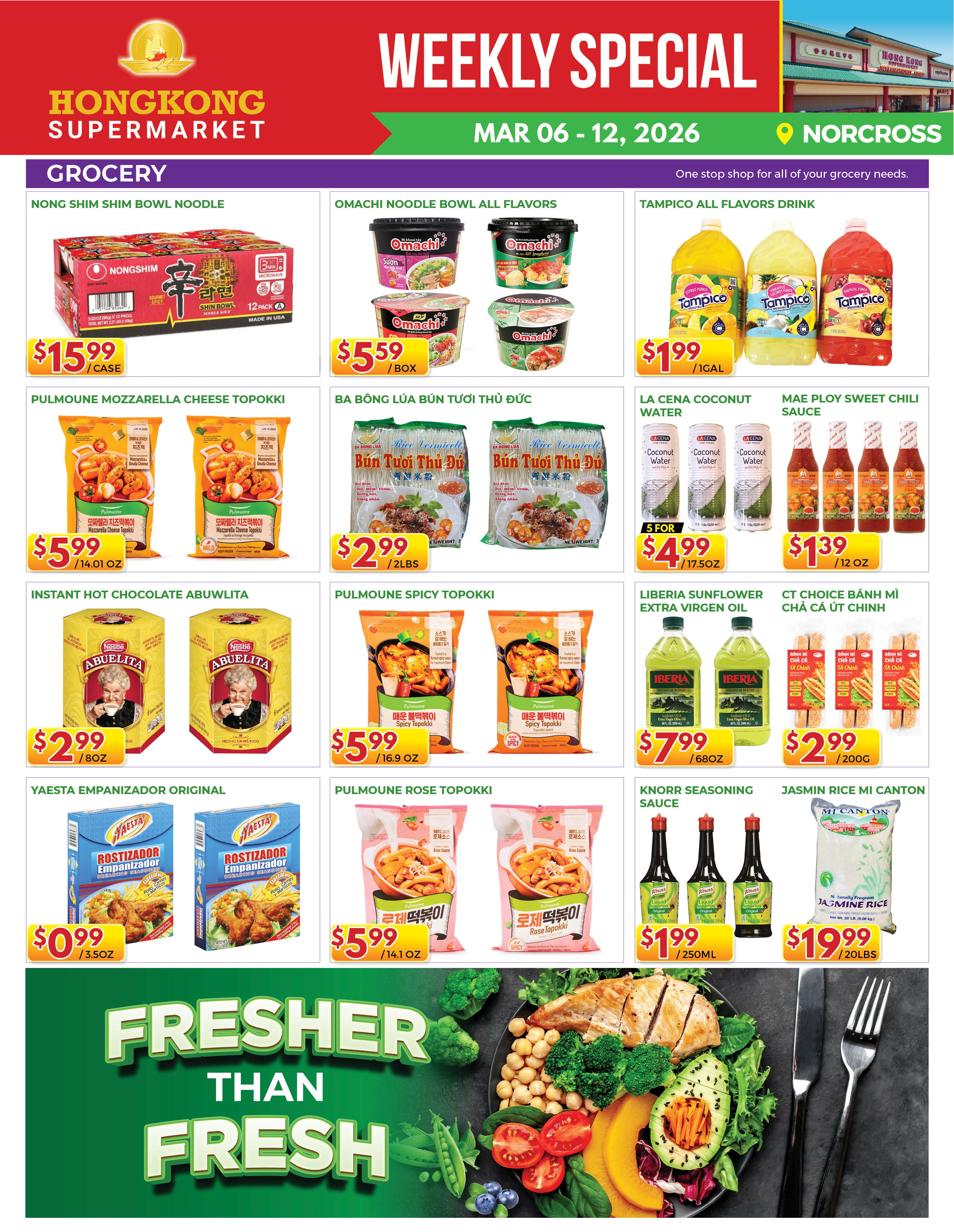 [object object] Weekly Special – #CFM4 @ Norcross CFM 4 Mar 06 12 2026